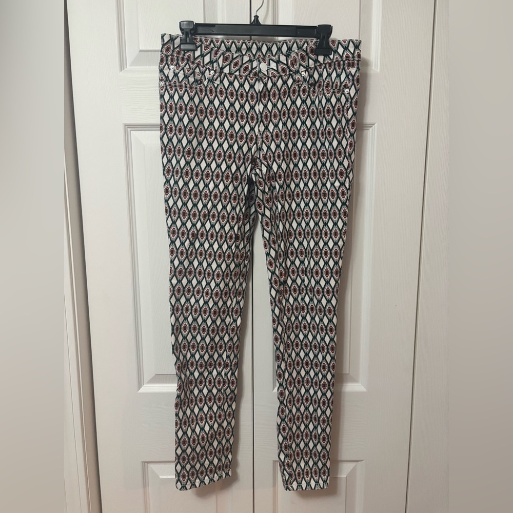 Geometric Patterned Pants - image 1